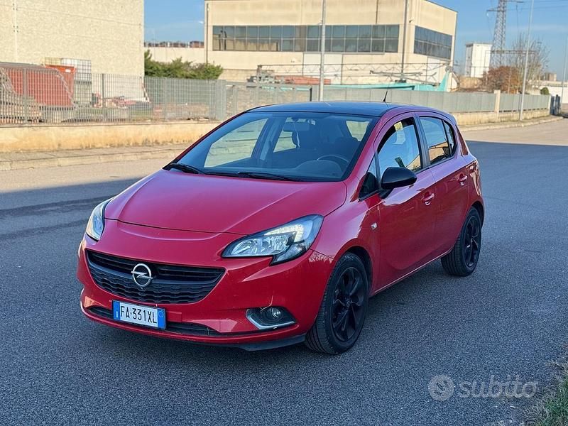 Rosso Usata 2015 Opel Corsa Due volumi | 2700 € (Buon prezzo) - Immagine 1/4