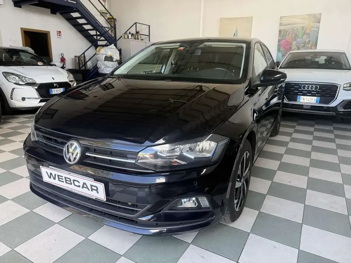 Usata VW Polo Highline 95 CV (69 kW) 2019 Nero Utilitaria
