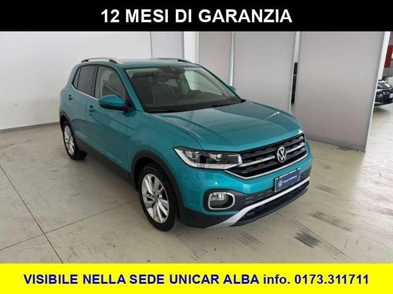 Usata VW T-Cross Advance 110 CV (80 kW) 2023 Turchese SUV