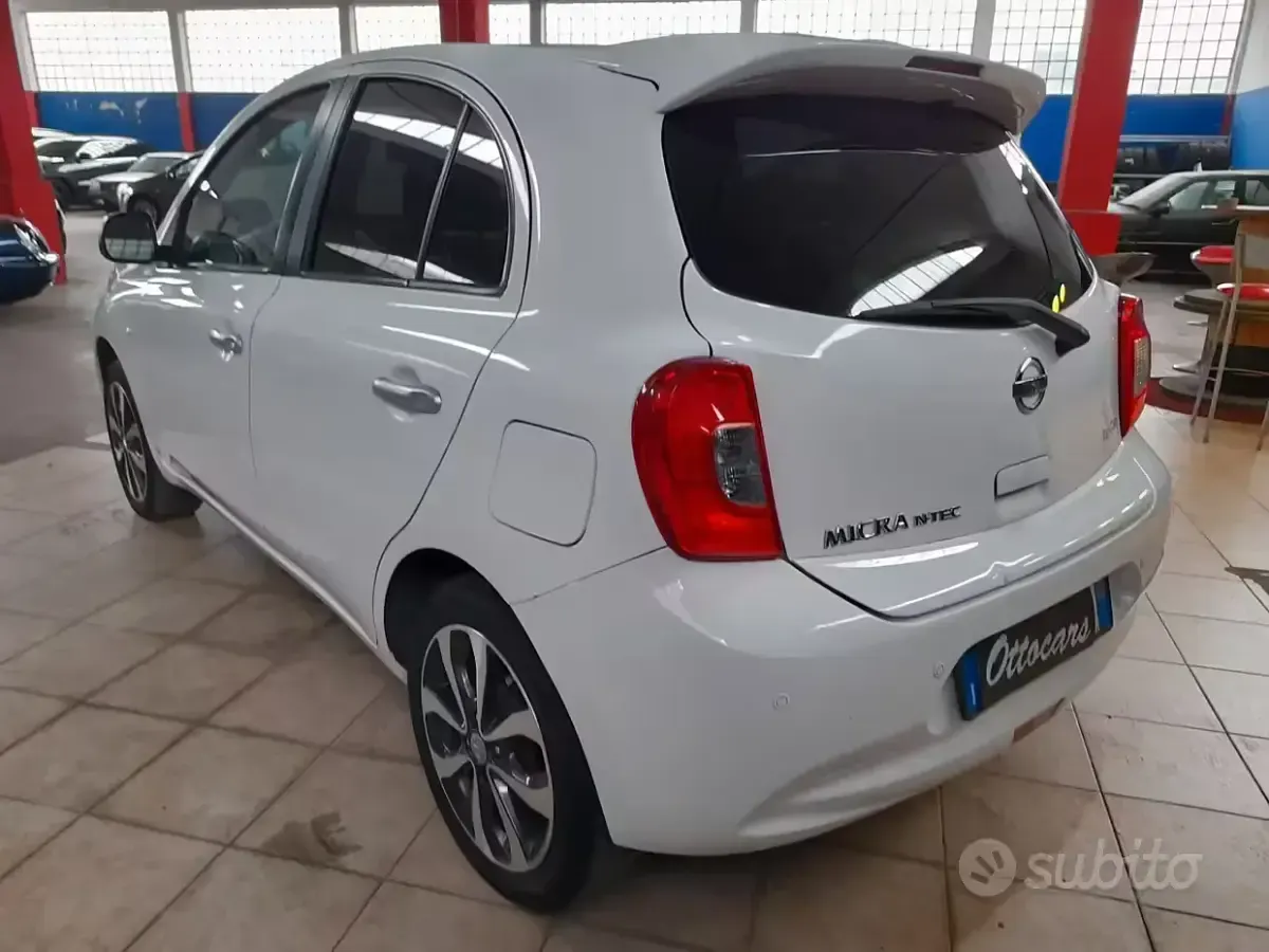 Gebraucht Nissan Micra Tekna 80 PS (58 kW) 2015 Weiß Kleinwagen