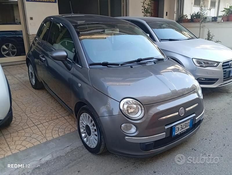 Usata Fiat 500 Lounge 95 CV (69 kW) 2012 Grigio Berlina