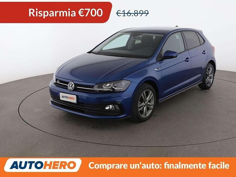 Blu/azzurro Usata 2021 VW Polo Sportline Utilitaria | 16.199 € (Buon prezzo) - Immagine 1/3
