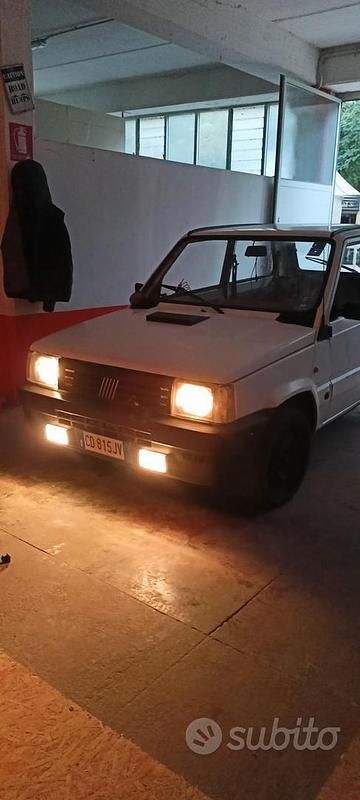 Usata Fiat Panda 54 CV (39 kW) 2001 Bianco Utilitaria