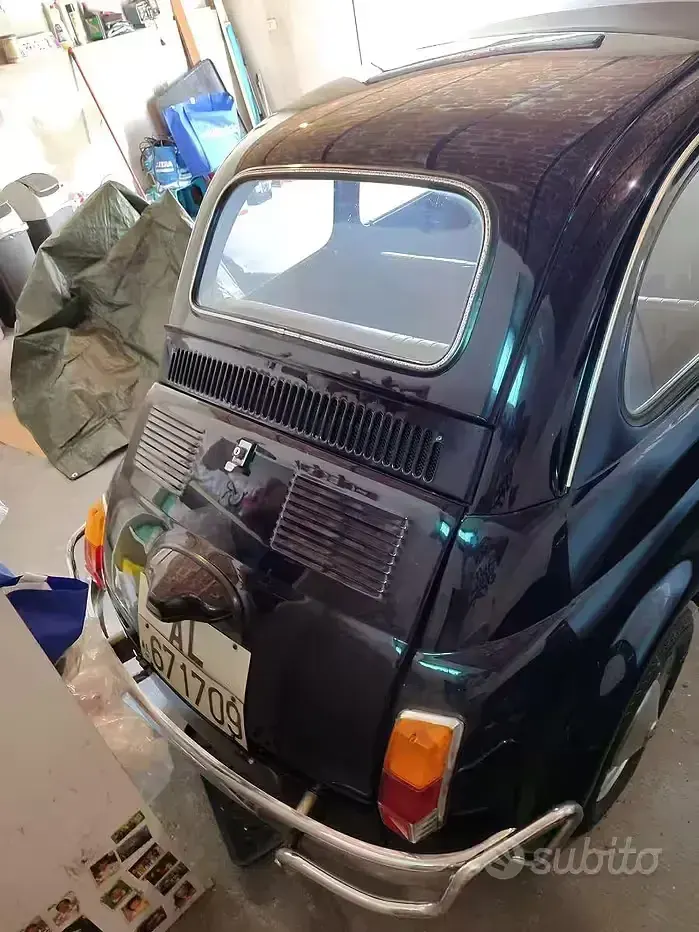 Usata Fiat 500 1970 Bluazzurro Utilitaria
