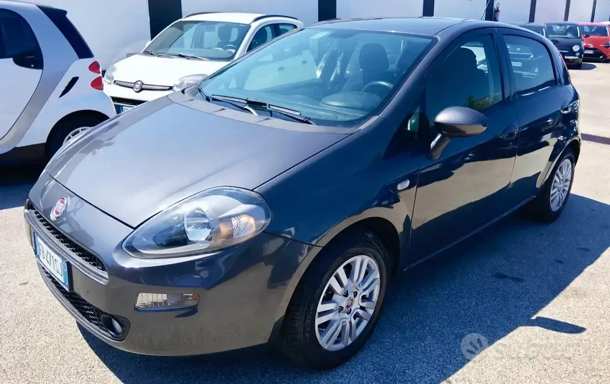 Gebraucht Fiat Punto Lounge 69 PS (50 kW) 2015 Grau Kleinwagen