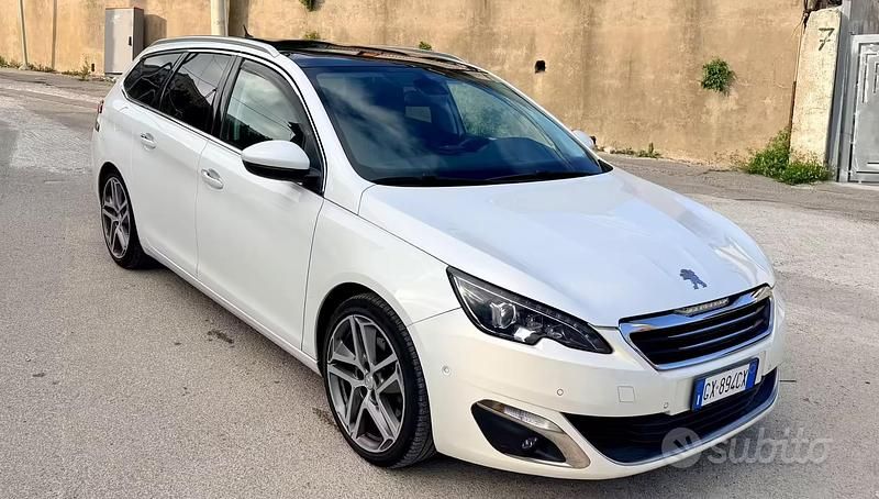 Usata Peugeot 308 GT-line 2015 Bianco Station wagon