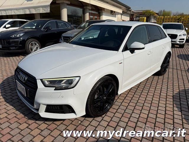Usata Audi A3 S-Line 163 CV (119 kW) 2019 Bianco Berlina