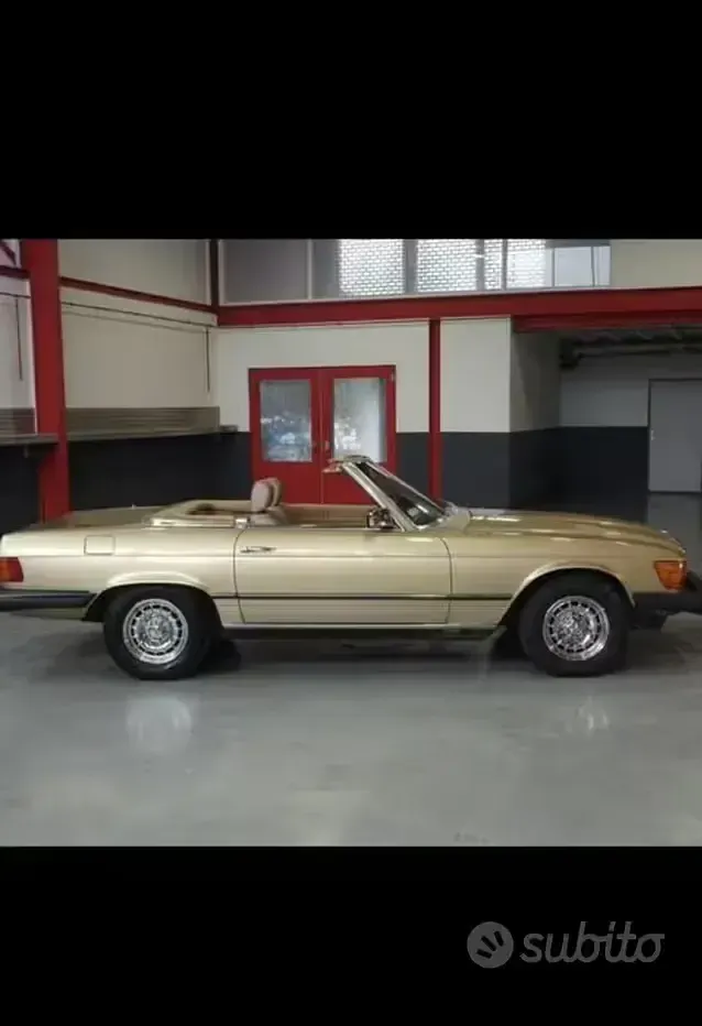 Usata Mercedes SL380 204 CV (150 kW) 1983 Marrone Cabrio