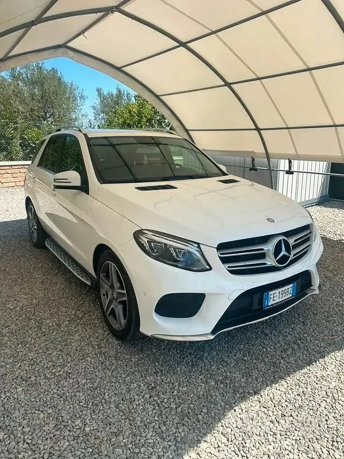 Usata Mercedes GLE350 Premium Plus 258 CV (189 kW) 2016 Bianco SUV