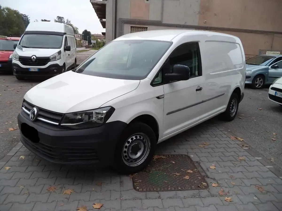 Usata VW Caddy Maxi Trendline 110 CV (80 kW) 2018 Bianco Monovolume