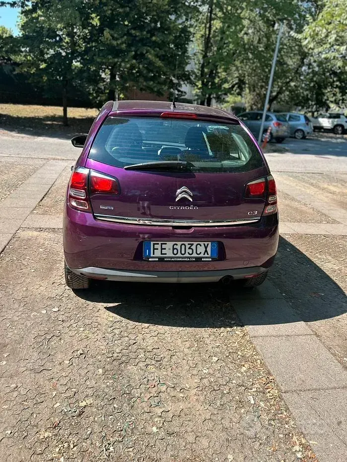 Usata Citroën C3 Exclusive 75 CV (55 kW) 2016 Viola Berlina