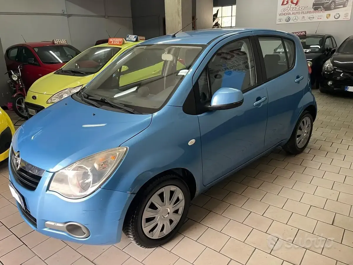 Begagnad Opel Agila Enjoy 65 HK (47 kW) 2009 Blå Halvkombi