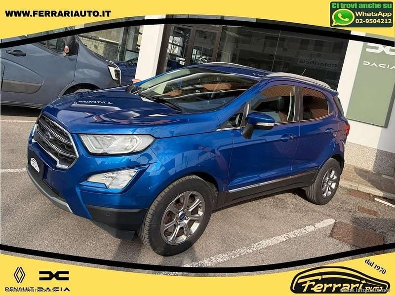 Usata Ford Ecosport Titanium 99 CV (72 kW) 2019 Blu/azzurro SUV