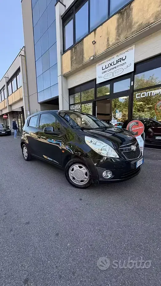 Usata Chevrolet Spark LS 68 CV (50 kW) 2011 Nero Utilitaria