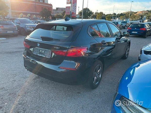 Usata BMW 118 Advantage 136 CV (100 kW) 2020 Nero Utilitaria