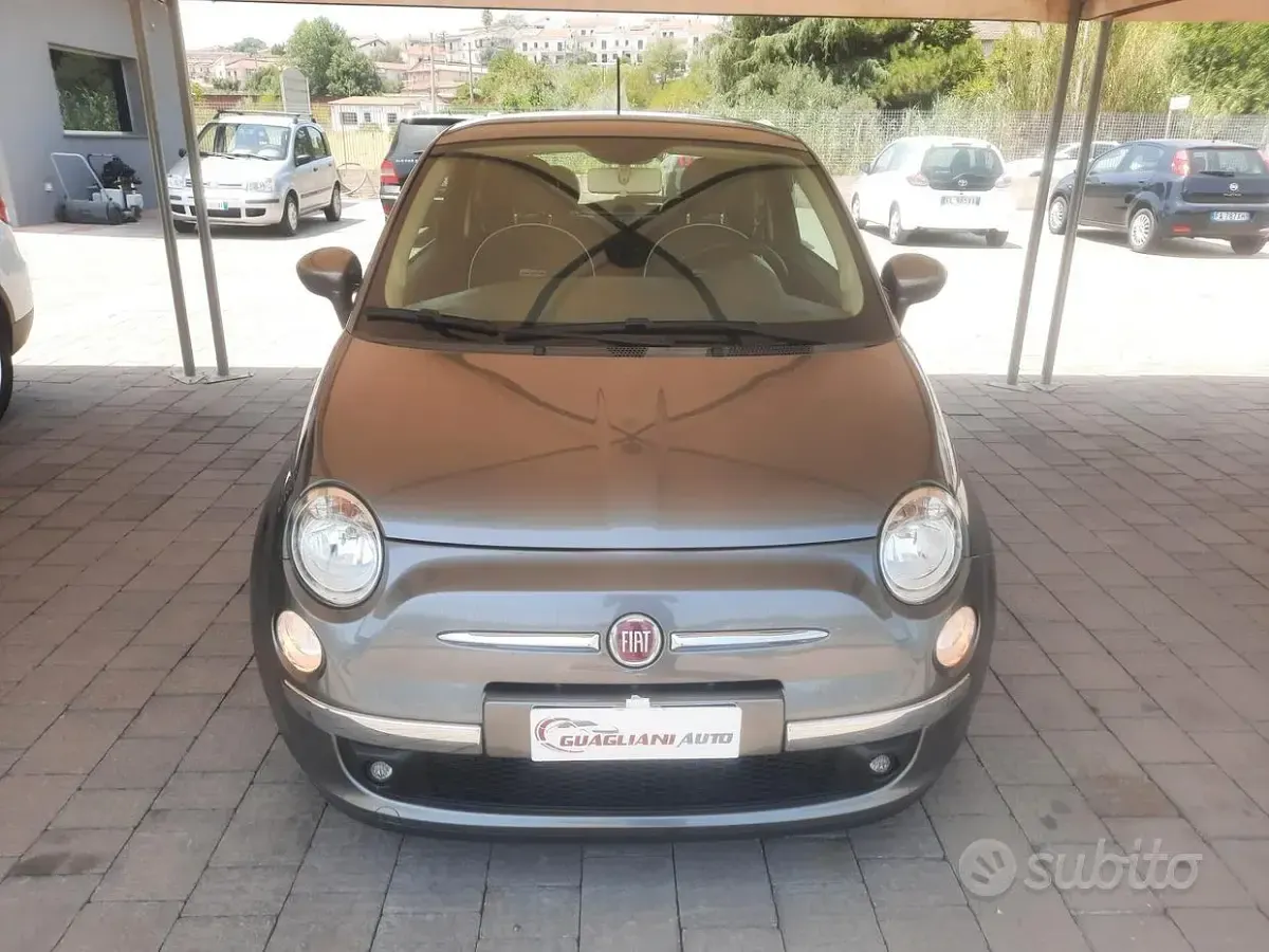 Usata Fiat 500 Lounge 69 CV (50 kW) 2014 Grigio Berlina