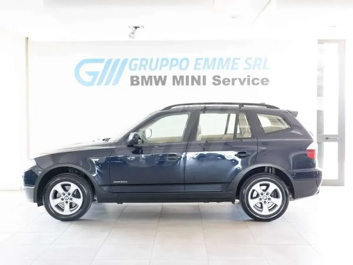 Usata BMW X3 177 CV (130 kW) 2009 Blu metallizzato SUV