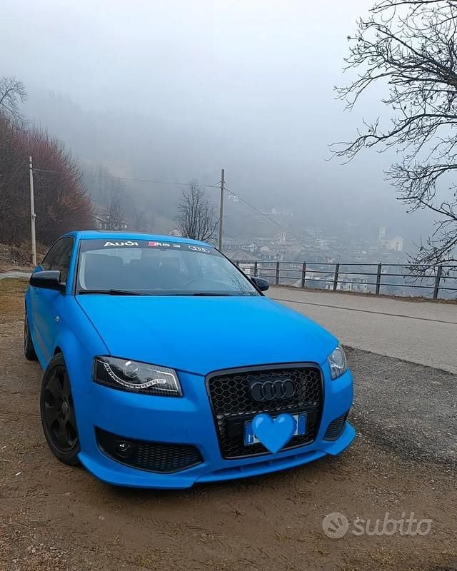 Usata Audi A3 150 CV (110 kW) 2006 Blu Utilitaria