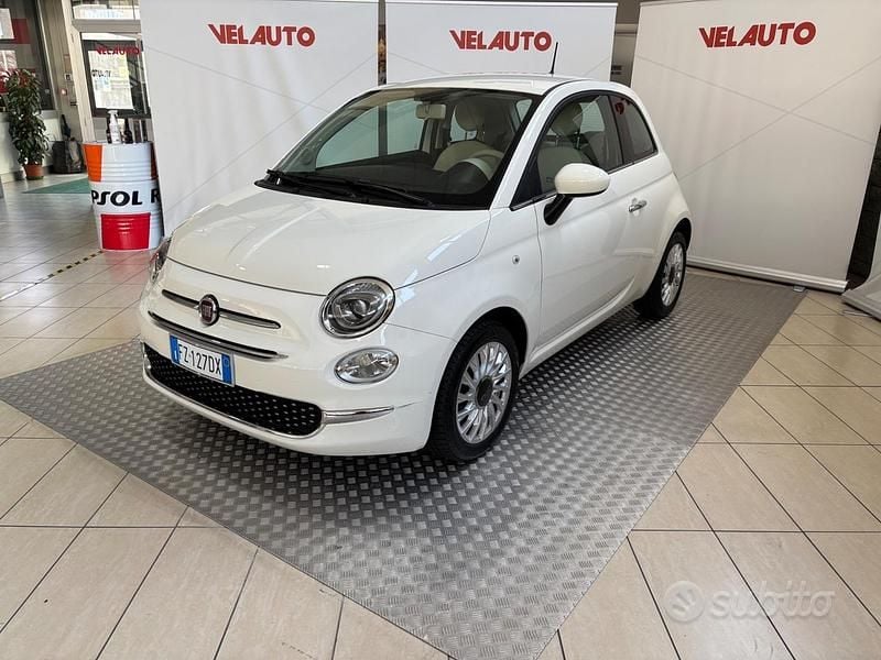 Usata Fiat 500 Lounge 69 CV (50 kW) 2019 Bianco Utilitaria
