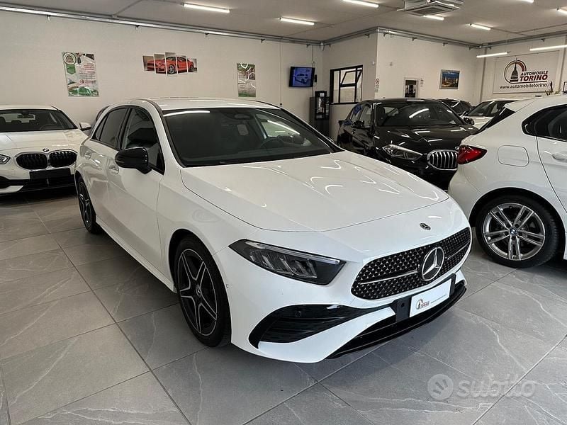 Usata Mercedes A200 AMG line 150 CV (110 kW) 2023 Bianco Berlina