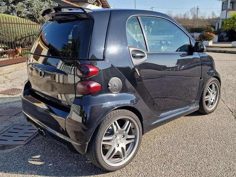 Usata Smart ForTwo Coupé Brabus 98 CV (72 kW) 2010 Nero Coupé