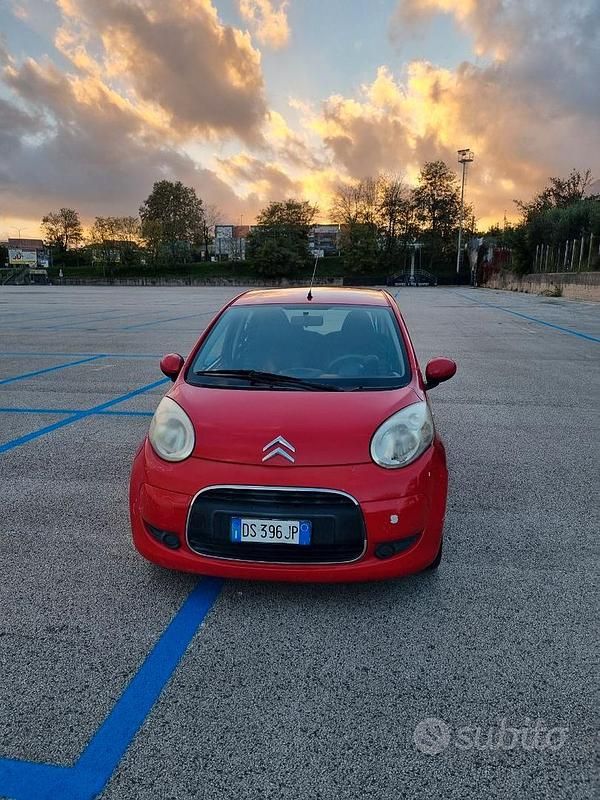Usata Citroën C1 68 CV (50 kW) 2009 Rosso Utilitaria