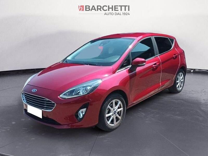 Rosso Usata 2021 Ford Fiesta Titanium Due volumi | 16.650 € (Molto cara) - Immagine 1/4