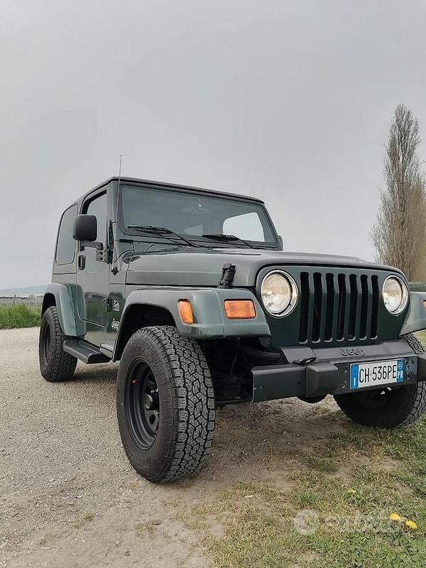 Usata Jeep Wrangler Sahara 2003 Verde SUV