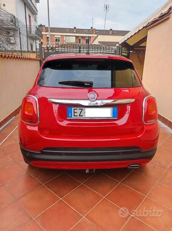 Usata Fiat 500X Lounge 120 CV (88 kW) 2015 Rosso SUV