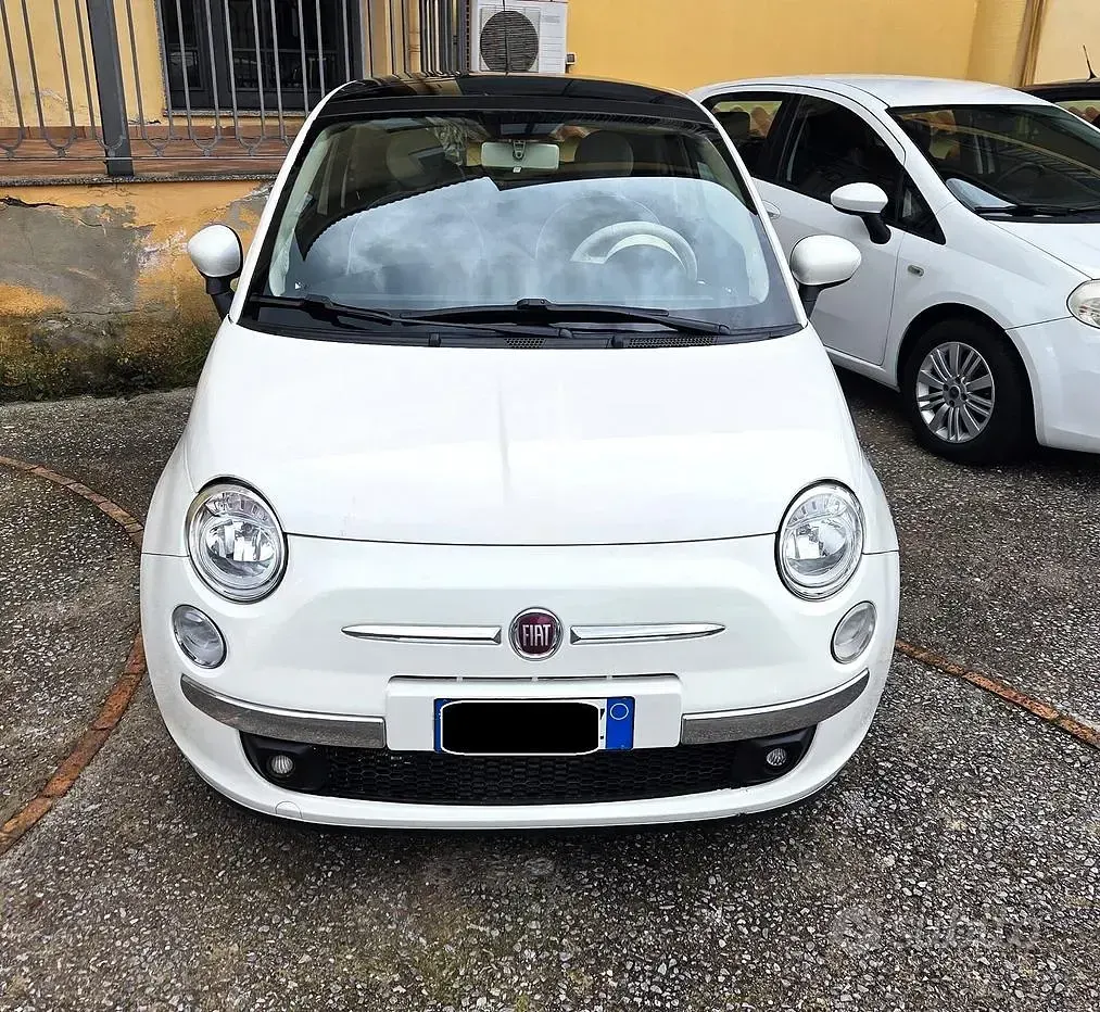 Usata Fiat 500 Lounge 69 CV (50 kW) 2010 Bianco Berlina