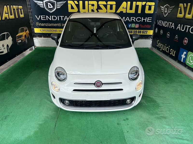 Bianco Usata 2018 Fiat 500 S Tre volumi | 8500 € (Buon prezzo) - Immagine 1/4