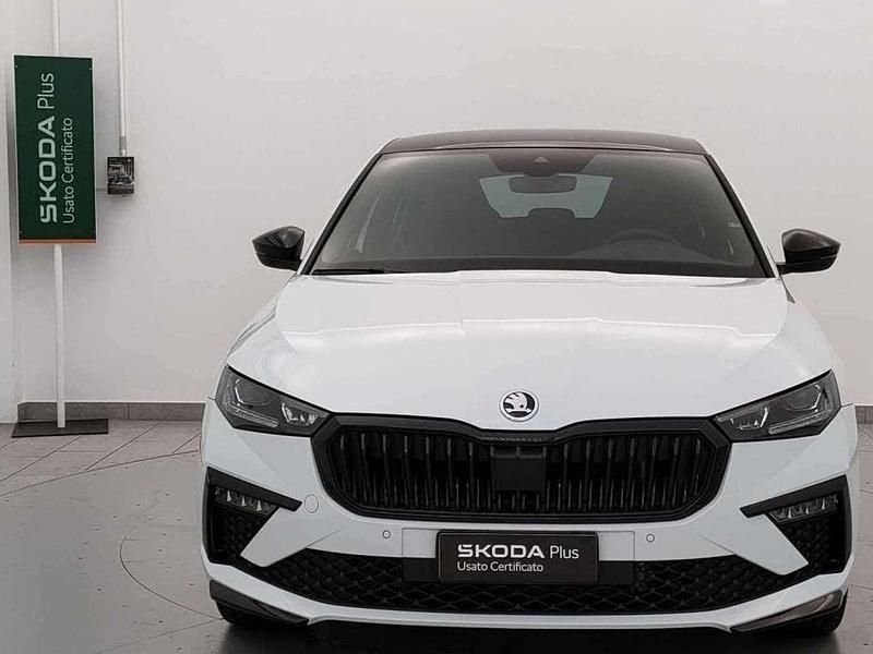 Usata Skoda Scala Monte Carlo 116 CV (85 kW) 2024 Bianco luna metallizzato Utilitaria