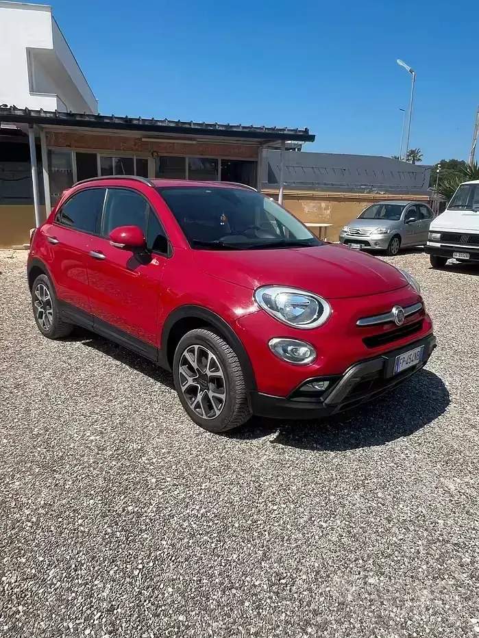 Usata Fiat 500X Cross 140 CV (102 kW) 2018 Rosso SUV
