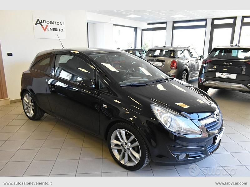 Usata Opel Corsa Sport 75 CV (55 kW) 2009 Nero Utilitaria