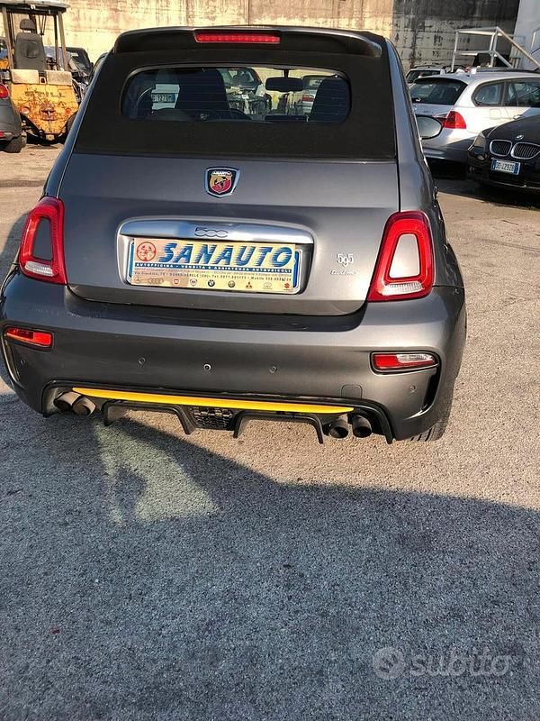 Usata Abarth 595C Turismo 160 CV (117 kW) 2014 Grigio Cabrio