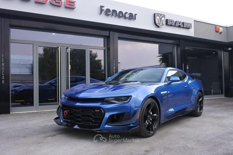 Usata Chevrolet Camaro ZL1 453 CV (333 kW) 2016 Blu/azzurrohyper blue metallicnero Coupé