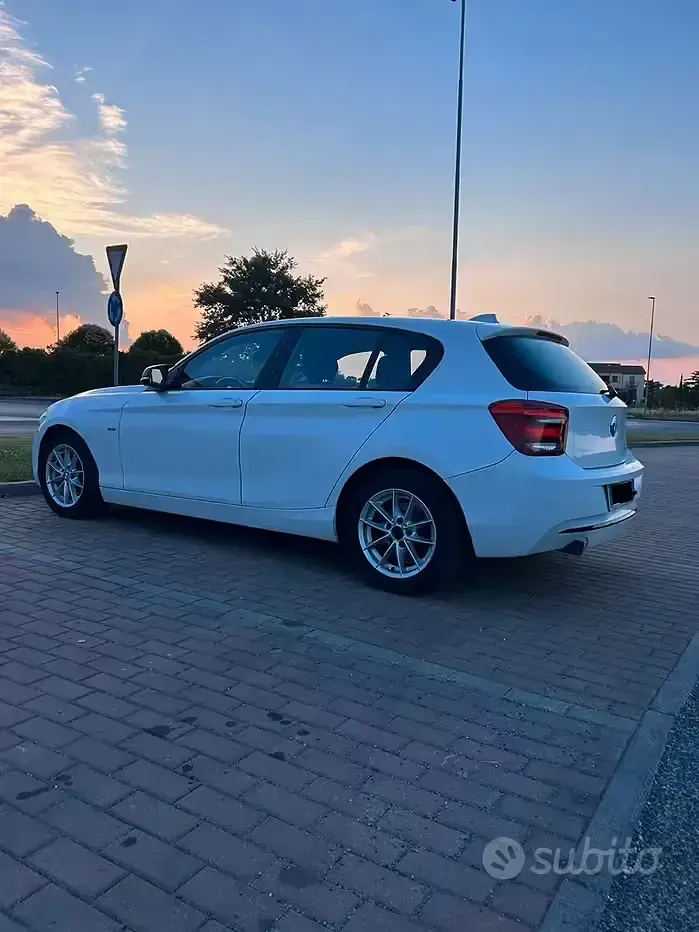 Usata BMW 116 Sport Line 116 CV (85 kW) 2013 Bianco Utilitaria