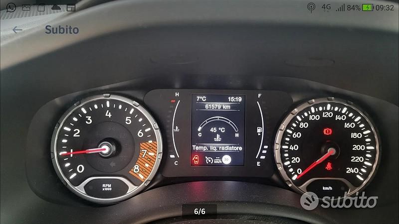 Usata Jeep Renegade 120 CV (88 kW) 2019 Nero SUV