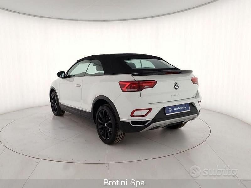 Usata VW T-Roc Cabriolet Style 150 CV (110 kW) 2023 Bianco Cabrio