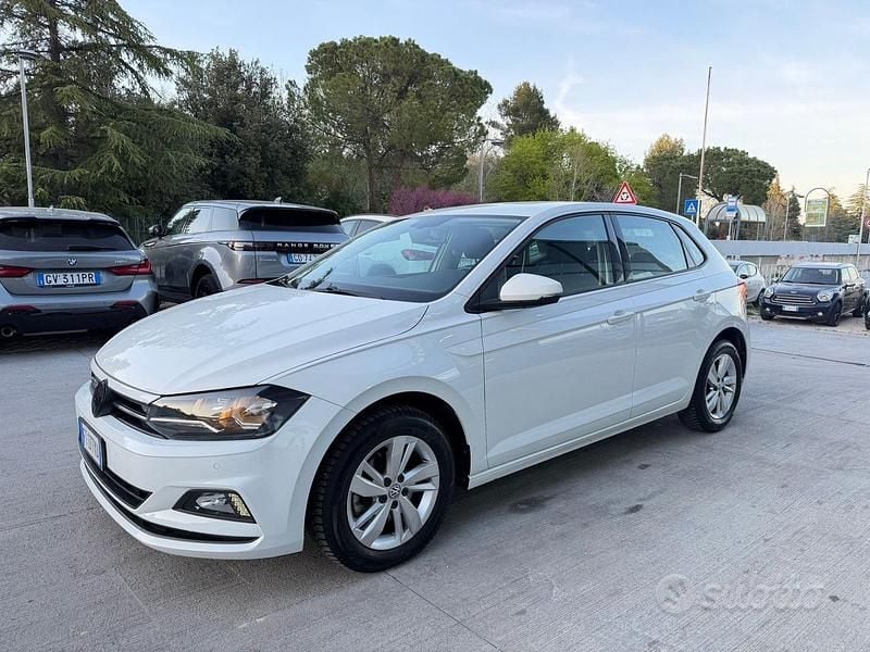 Usata VW Polo Comfortline 80 CV (58 kW) 2019 Bianco Utilitaria