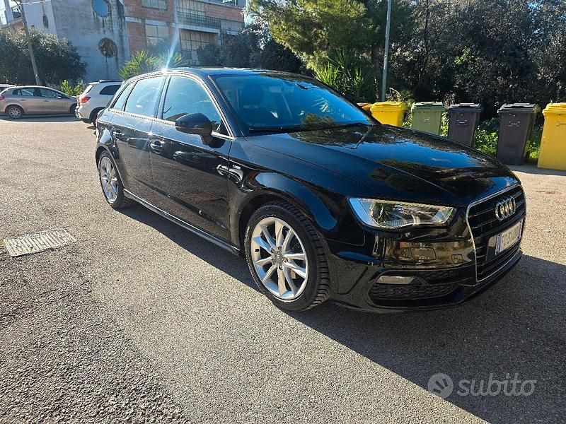 Usata Audi A3 Ambition 110 CV (80 kW) 2016 Nero Berlina