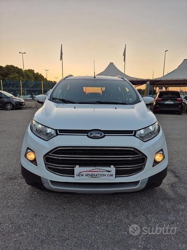 Bianco Usata 2017 Ford Ecosport Titanium SUV | 11.800 € (Buon prezzo) - Immagine 1/4