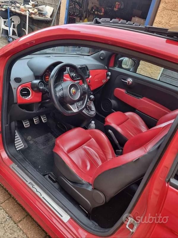 Usata Abarth 595 160 CV (117 kW) 2010 Rosso Coupé