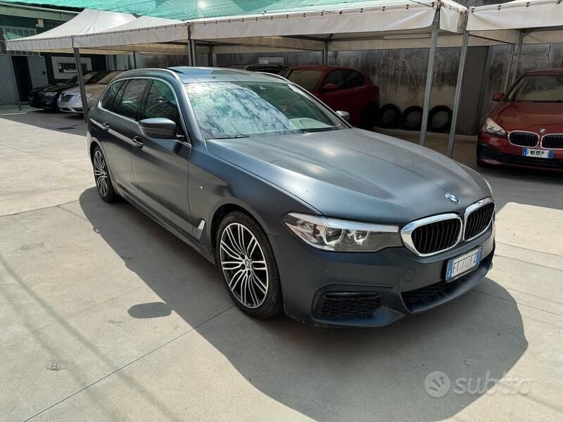 Usata BMW 520 M Sport 190 CV (139 kW) 2018 Argento Station wagon