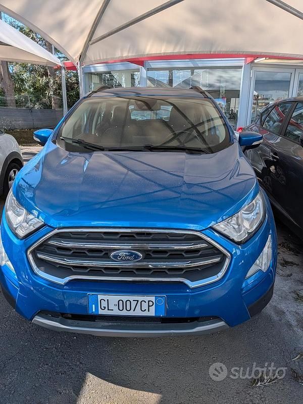 Usata Ford Ecosport Titanium 125 CV (91 kW) 2022 Blu SUV