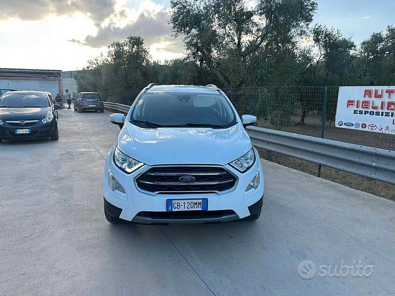 Usata Ford Ecosport Titanium 125 CV (91 kW) 2020 Bianco SUV