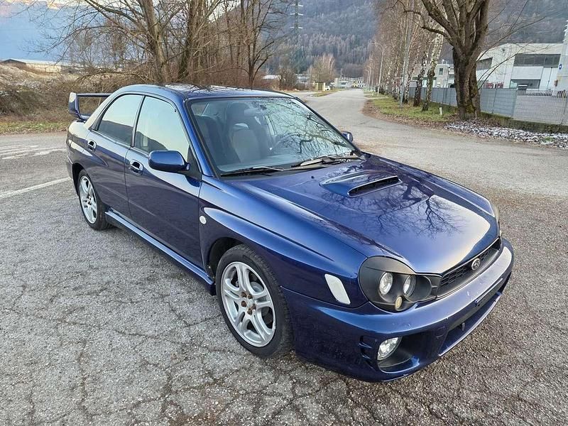 Usata Subaru Impreza 218 CV (160 kW) 2002 Blu/azzurro Berlina