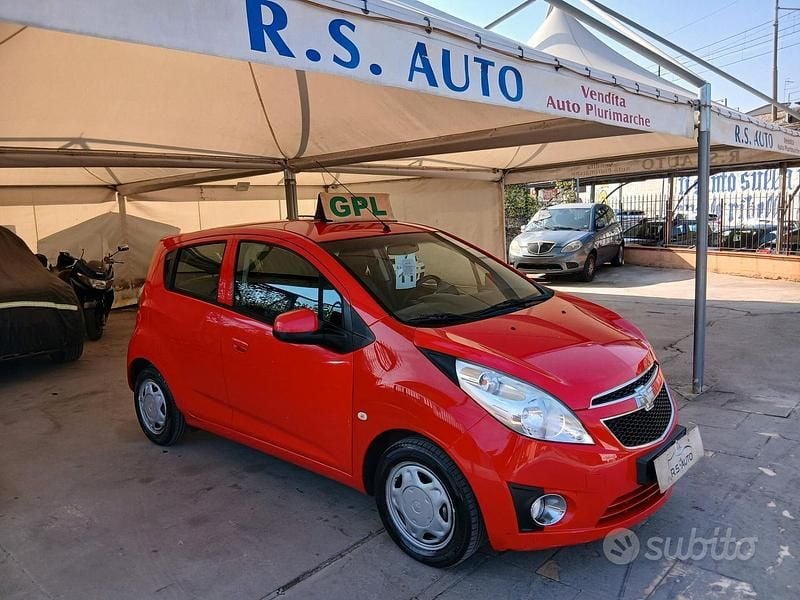 Usata Chevrolet Spark LS 68 CV (50 kW) 2013 Rosso Utilitaria