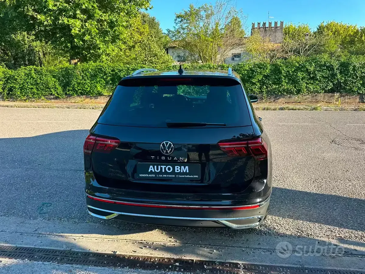Usata VW Tiguan Elegance 150 CV (110 kW) 2022 Nero SUV