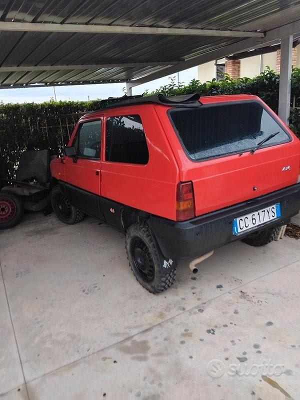 Usata Fiat Panda 4x4 1985 Rosso Utilitaria